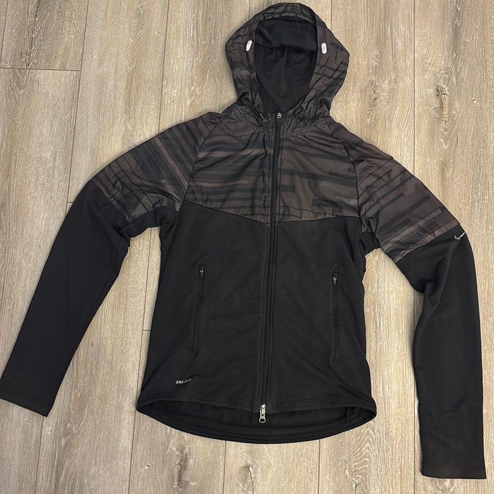 DRI-FIT Nike Workout Jacket, Dark brown and black